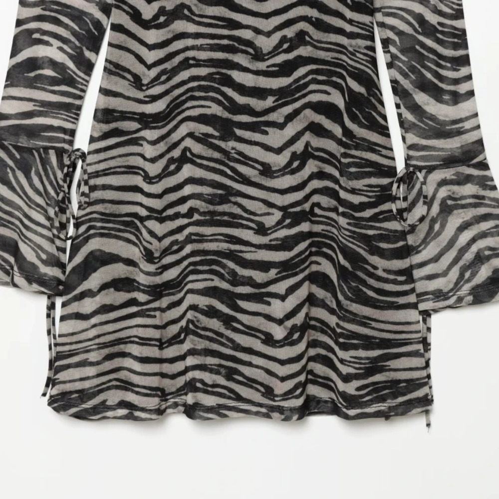 ZARA Stylish Versatile Animal Print Dress